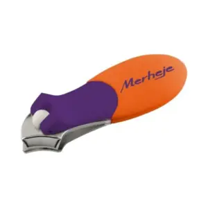 Cortador de Unha Merheje Touch violeta e laranja Com 1 unidades