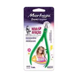 Alicate de Cutículas Merheje Teen Verde