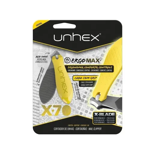 Cortador de Unha Merheje Unhex amarelo