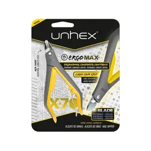 Alicate para Unhas Unhex Merheje Ergo Max X-70 Com 1 unidade