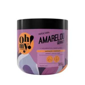 Máscara matizadora Haskell Oh My Amarelou Geral Com 500 g