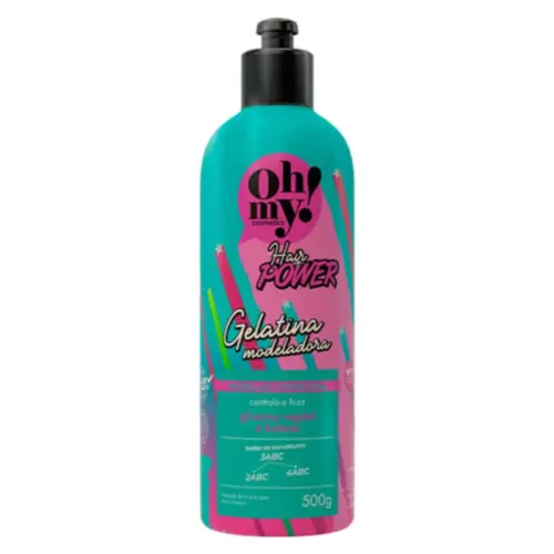 Gelatina Capilar Oh My Hair Power Tratamento Capilar Com 500 g