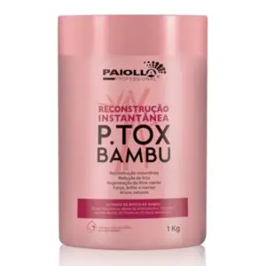 Máscara de Reconstrução Paiolla P.TOX Bamboo Instant Reconstruction Com 1Kg