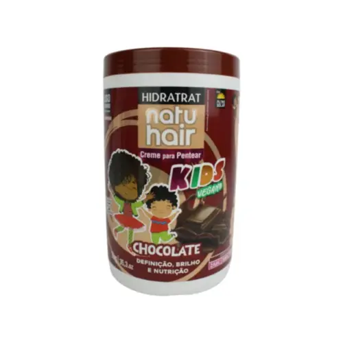 Gelatina Modeladora NatuHair Kids Chocolate Com 1kg