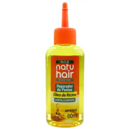 Óleo de Rícino NatuHair Reparador de Pontas Com 60 ml