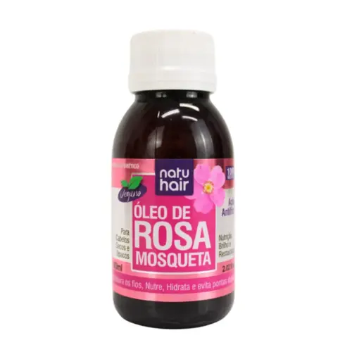 Óleo de Rosa Mosqueta NatuHair Tratamento Capilar Com 60 ml