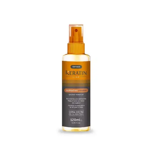 Queratina Líquida Soft Hair Keratin Line Com 120 ml