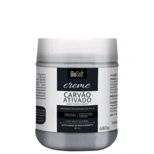 Creme Esfoliante Corporal Soft Hair Carvão Ativado Com 680 g