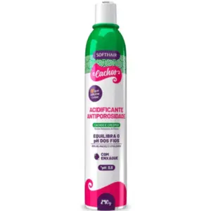 Condicionador acidificante para Cachos Soft Hair para Cabelos cacheados Com 290 g
