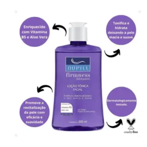 LOÇÃO TONICA NUPILL 200ML FIRMESS INTENSIVE