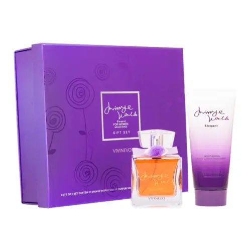 Kit Coffret de Perfumes Lonkoom Mirage World Elegant Com 1 unidade