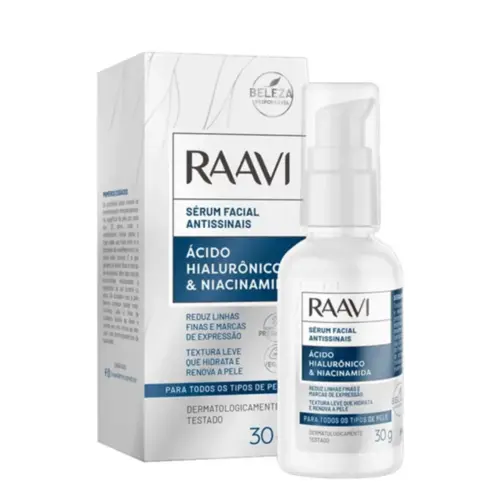 Sérum Facial Antissinais Raavi Com 30 g