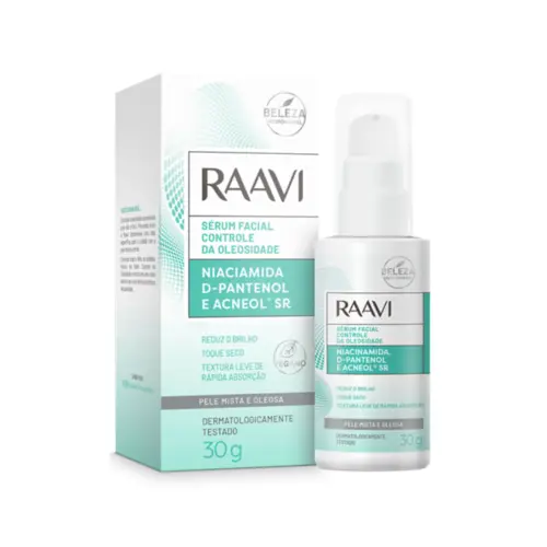 Sérum Facial controle da oleosidade Raavi Com 30 g