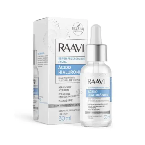 Sérum Preenchedor Raavi Ácido Hialurônico Com 30 ml