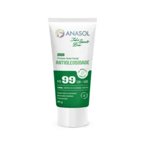 Protetor Solar Facial Anasol Antioleosidade toque seco FPS 99 Com 40 g