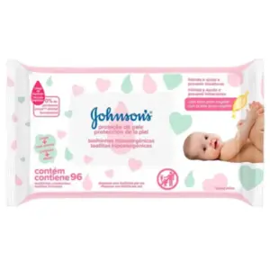 Lenço Umedecido Johnson & Johnson Baby Extra Cuidado Com 96 unidades