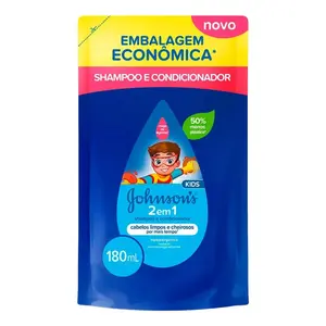 Shampoo e Sabonete Infantil Johnson & Johnson 2 em 1 Com 180 ml