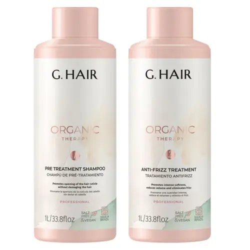 Kit de Tratamento G.Hair Organic Therapy Profissional Intense Brightness Com 2 unidades de 1000 ml
