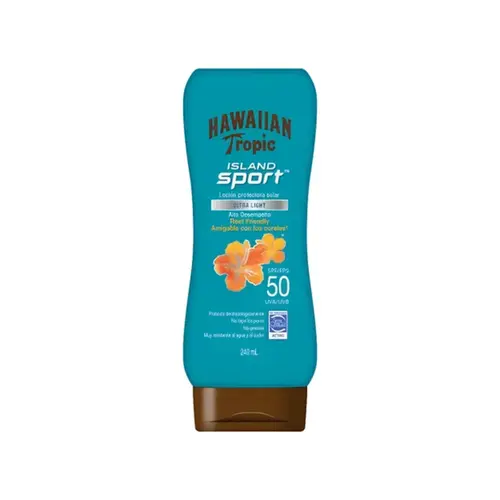 Protetor Solar Hawaiian Tropic Island Sport FPS 50 Com 240 ml