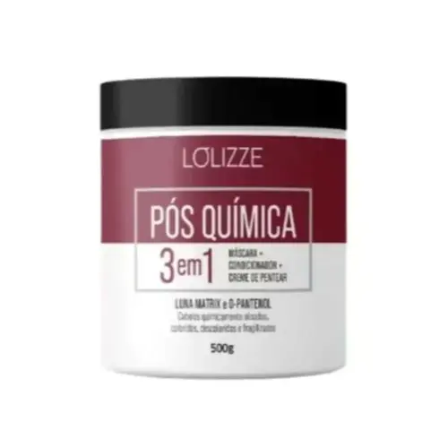 Máscara de Tratamento LOLIZZE Pós Química 3 em 1 Com 500 g