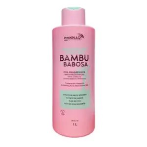 Shampoo para progressiva Paiolla Vegano Bambu e Babosa Com 1L