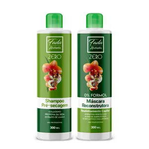 Kit Selagem Orgânica e Máscara Reconstrutora Paiolla Fada Madrinha Zero Com 2 unidades de 300 ml