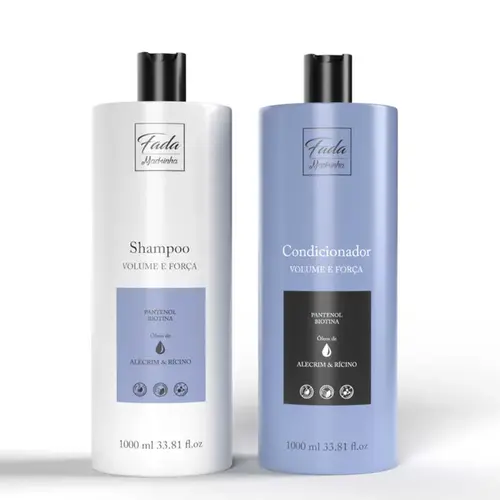 Kit Volume e Força Paiolla Alecrim Biotina e Pantenol Com 1L