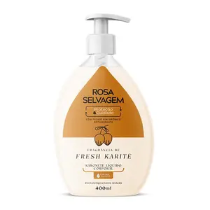 Sabonete Líquido Corporal Rosa Selvagem Fresh Karité Com 400 ml