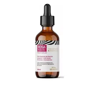 Tônico Capilar Rosa Selvagem Crescimento e Hidratação Com 30 ml