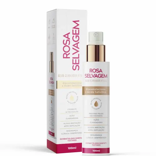 ACIDO CLAREADOR ROSA SELVAGEM ATIVADO 100ML