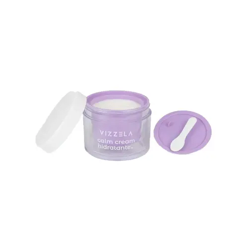 Hidratante Facial Vizzela Cream Calm Sense Skin Com 50 g