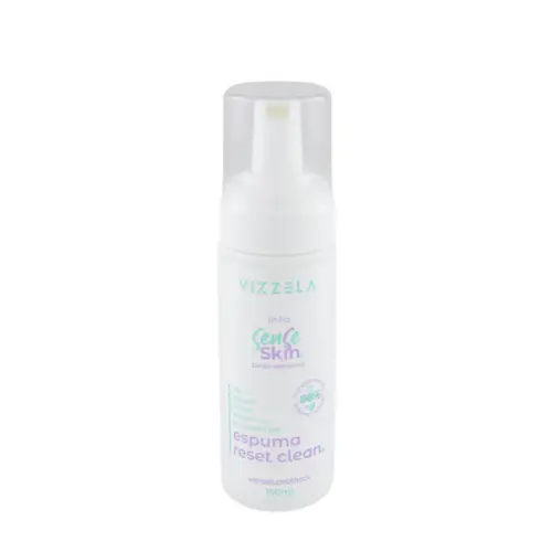 Espuma de Limpeza Facial Vizzela Reset Clean Sense Skin Com 150 ml