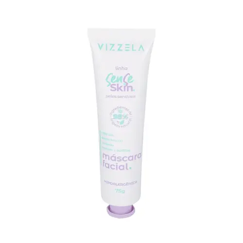 Máscara Facial Vizzela Sense Skin Peles Sensíveis Com 75 g