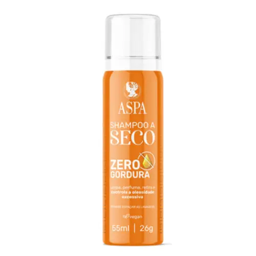 Shampoo Seco Aspa Zero Gordura Com 55 ml