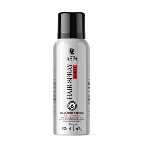 Fixador de penteado Aspa Hair Spray Forte Com 90 ml