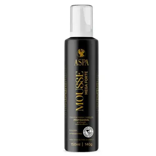 Mousse Modeladora Profissional Aspa Mega Forte Com 150 ml