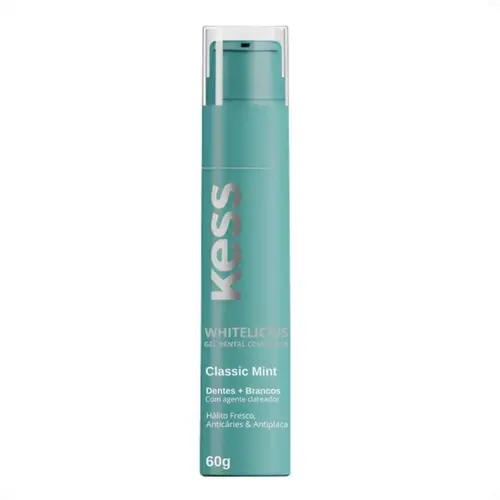 Gel Dental Kess Whitelicious Classic Mint Com 1 unidade