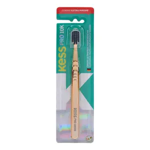 Escova Dental Kess Pro 10K Extra Macia Metallic Gold Com 1 unidades