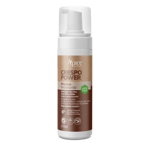 Mousse Hidratante Apice Crespo Power Com 210 ml