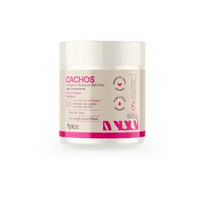 Ativador e Modelador Anti Frizz Cachos Apice No Poo Low Poo Ação Condicionante Com 500 g