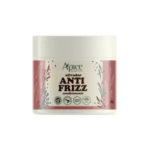 Ativador e Modelador de Cachos Ápice Cosmetics Anti Frizz Vegano Liberado No Poo Low Poo Sem Enxágue Com 500 g