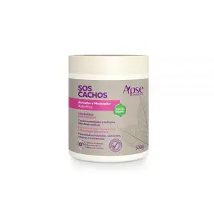 Ativador e Modelador Anti Frizz Cachos Apice No Poo Low Poo Ação condicionante Com 500 g