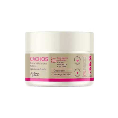 Máscara Nutritiva para Cachos Ápice Essense Com 300 g