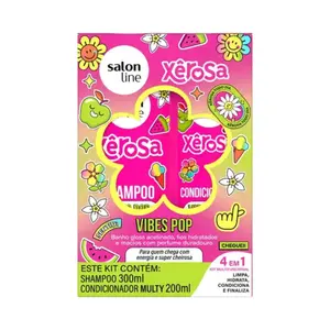 KIT SALON LINE SH+COND XEROSA VIBES POP 500ML