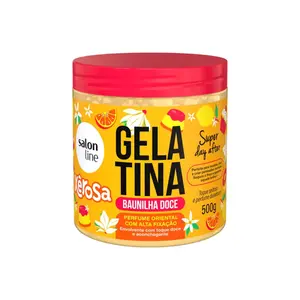 GELATINA SALON LINE XEROSA BAUNILHA DOCE 500G