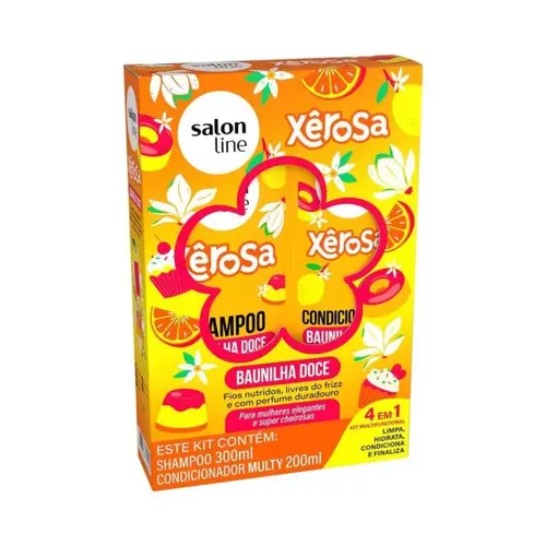 KIT SALON LINE SH+COND BAUNILHA DOCE 500ML
