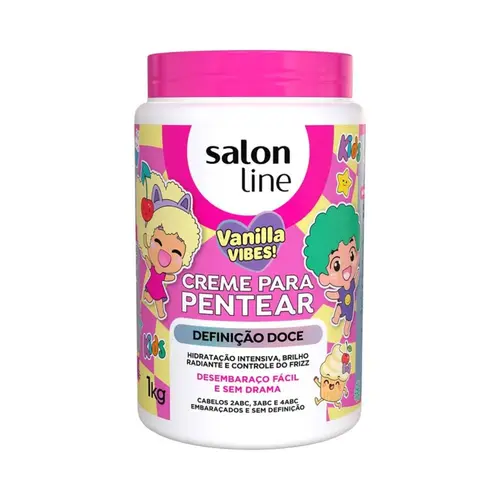CR PENT SALON LINE KIDS VANILLA VIBES DEFINIÇÃO DOCE 1KG