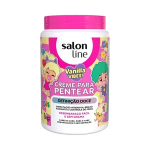 CR PENT SALON LINE KIDS VANILLA VIBES DEFINIÇÃO DOCE 1KG