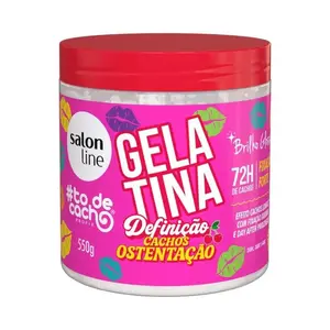 GELATINA SALON LINE DEFINIÇÃO CACHOS OSTENTAÇÃO 550G