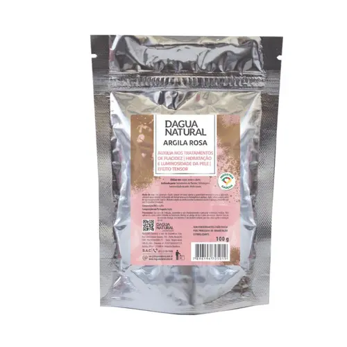 MASC ARGILA D AGUA E NATURAL ROSA 100G